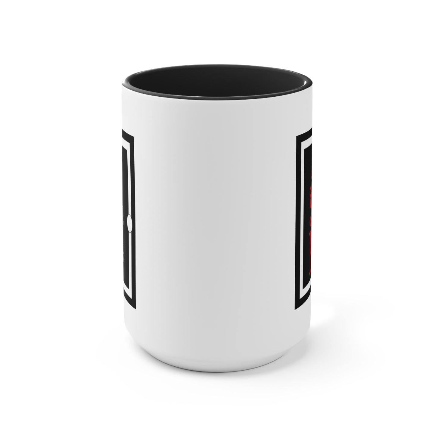 ASK White & Black Accent Mug