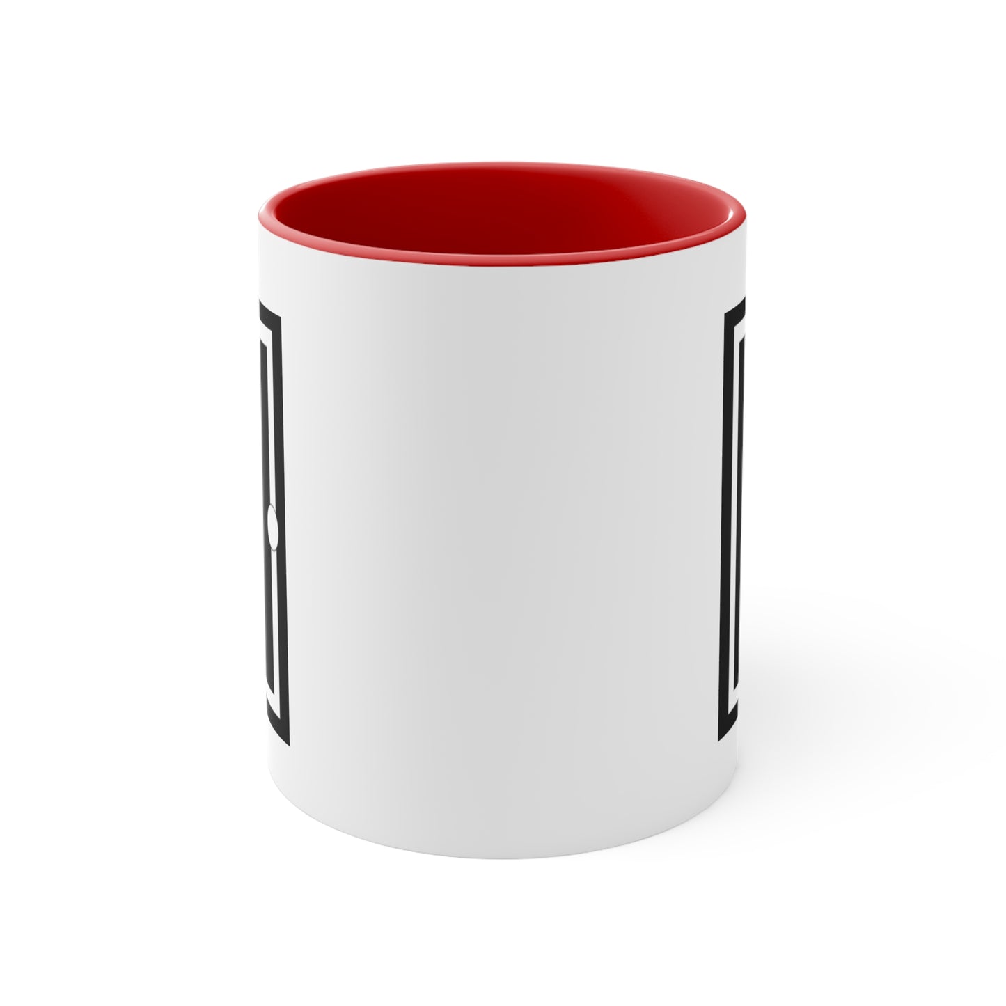 ASK White & Black Accent Mug