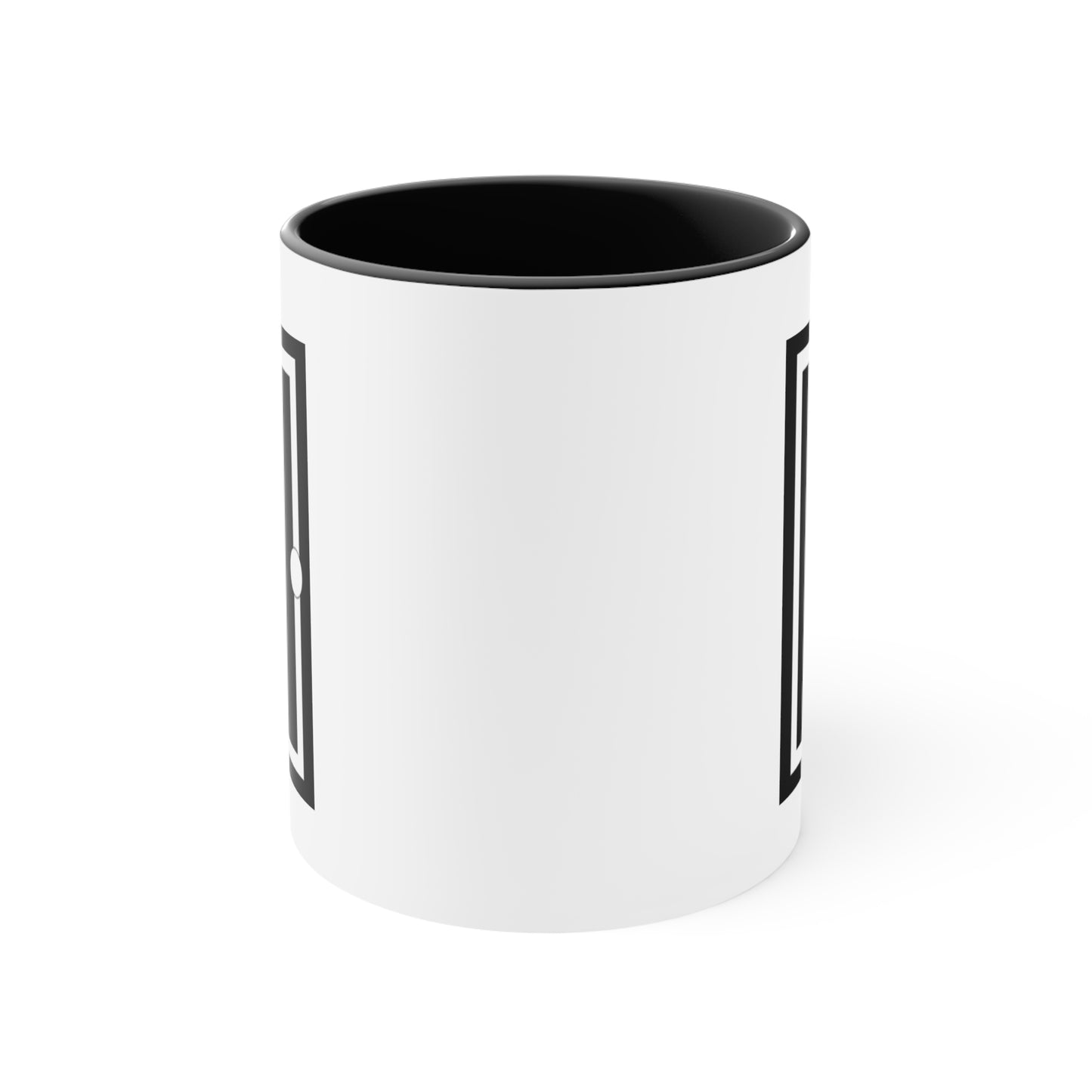 ASK White & Black Accent Mug