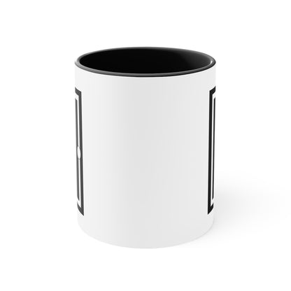ASK White & Black Accent Mug