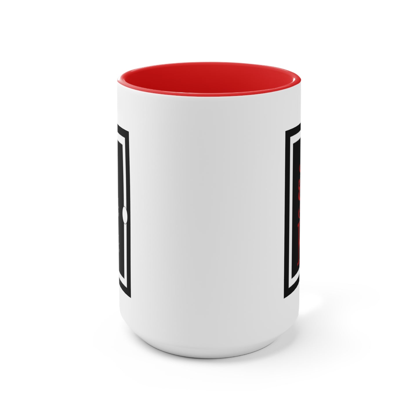 ASK White & Black Accent Mug
